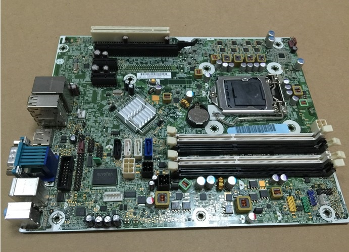 Mainboard - bo mạch chủ tháo máy đồng bộ hp 6200 sff, chipset h61 - socket 1155, tặng kèm keo tản nhiệt