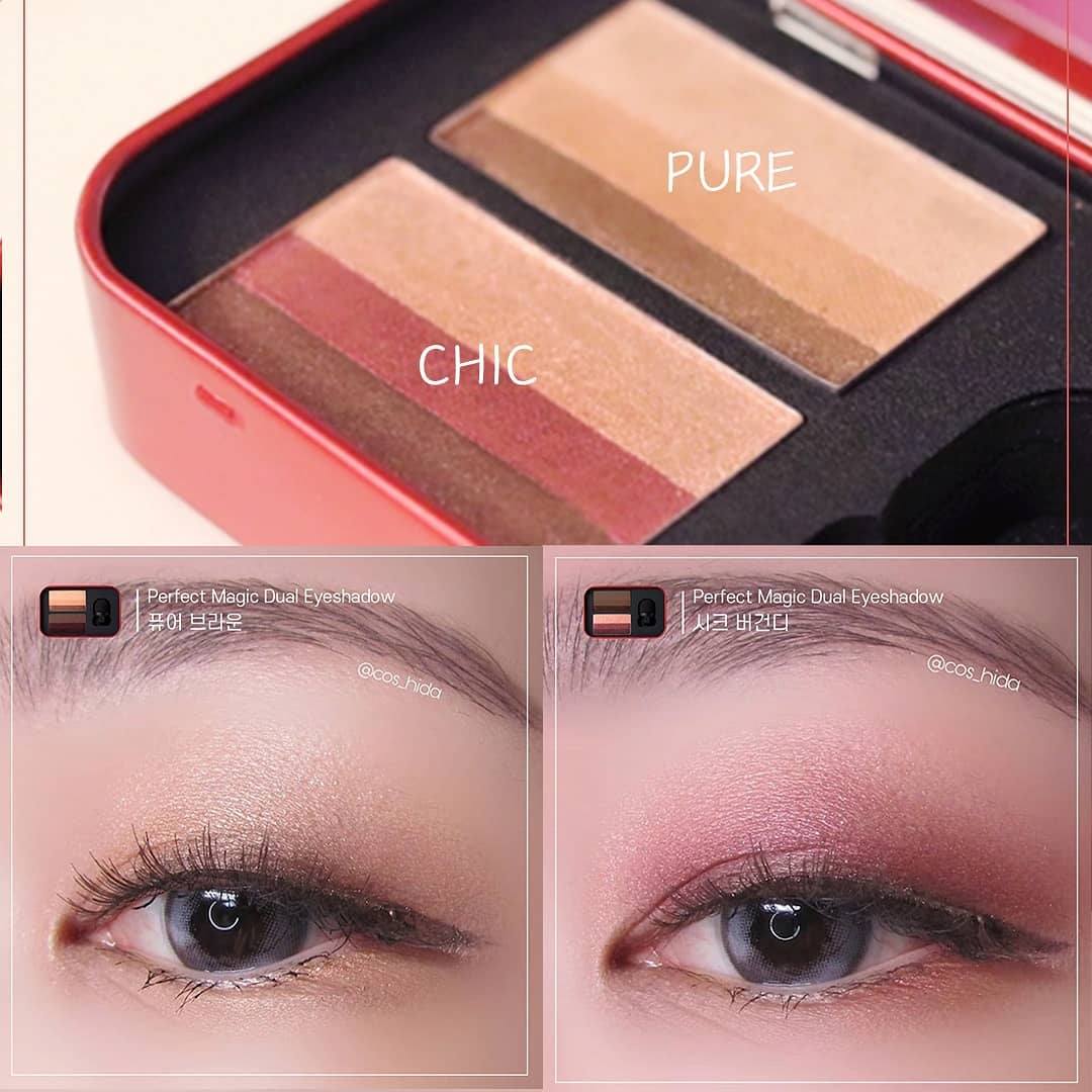 Bảng Phấn Mắt Aprilskin Perfect Magic Dual Eyeshadow 6g