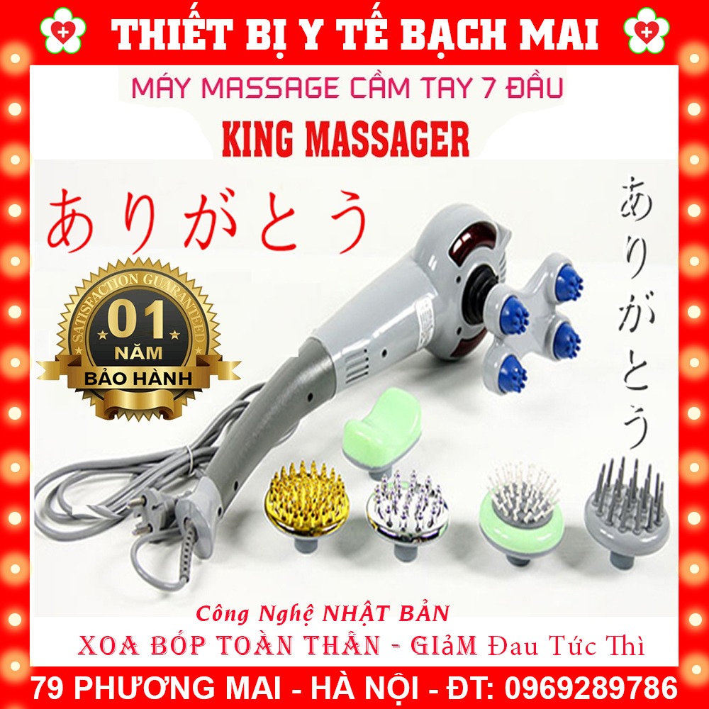 Máy Đấm Lưng 7 Đầu KING MASSAGER