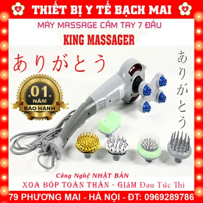 Máy Massage Cầm Tay 7 Đầu KING MASSAGER