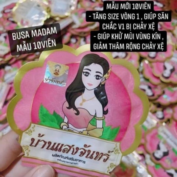 Combo 10 gói nở ngực madam busaba Thái Lan