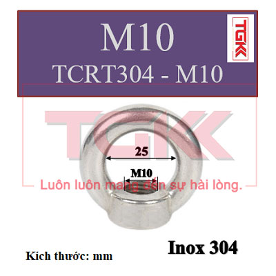 Bulong tai cẩu âm inox 304