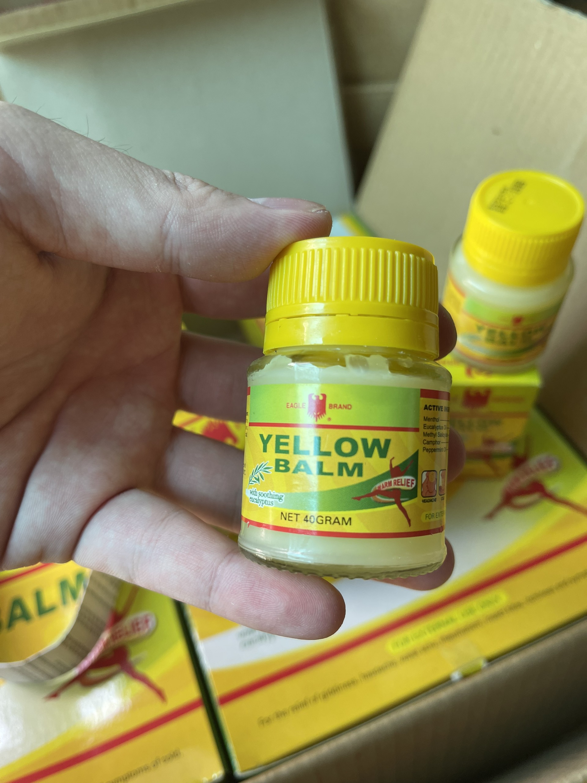 DẦU CÙ LÀ CON Ó 40G (EAGLE BRAND - YELLOW BALM)