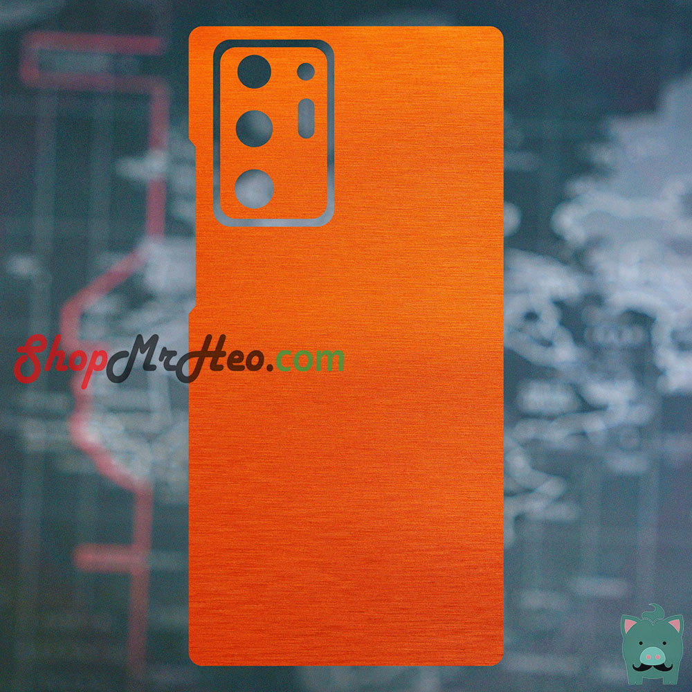 [HCM]Skin Dán Mặt Sau Lưng Vân Nhôm Samsung Galaxy Note 20 - Note 20 Ultra