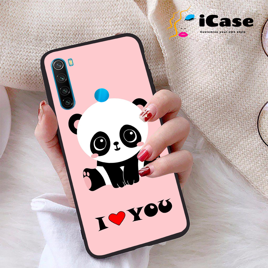 Ốp lưng Xiaomi Redmi Note 8 viền dẻo TPU BST Panda