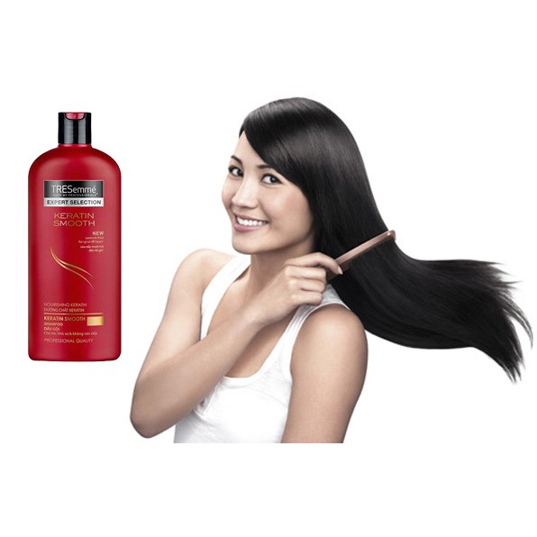 [HCM]Dầu Gội Tresemmé Keratin Smooth Dành Cho Tóc Khô Xơ - 340G