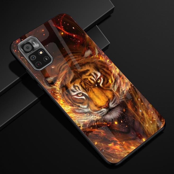 Ốp hình mặt lưng ép kính dẻo cho Xiaomi Redmi Note 11 / Note 11S 4G/ Note 11 pro 5G  chống bể, bóng bẩy, sắc nét