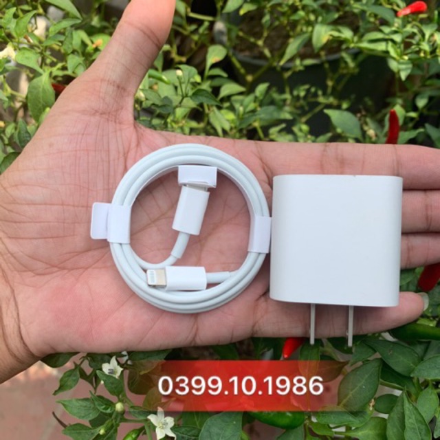 Bộ sạc cáp bóc máy ip 11 pro max 18w mới