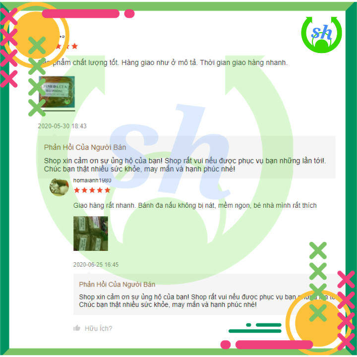 [HCM]Bánh Đa Cua Hải Phòng - set 1kg
