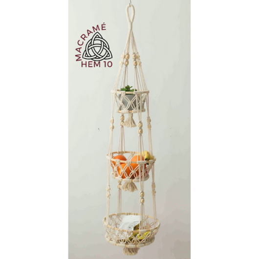 Macrame Wall Hanging Basket