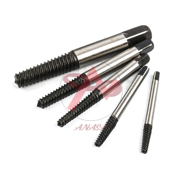 Bộ Tháo Bu Lông Ốc Vít-5 Mũi (Tháo Khoét Ốc Gẫy Trờn Ren)