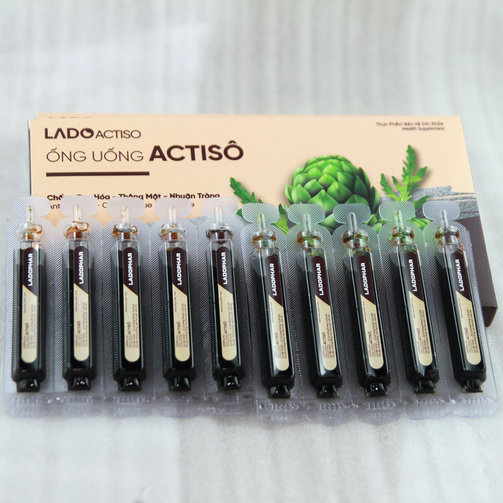 combo 10 hộp ống uống actiso