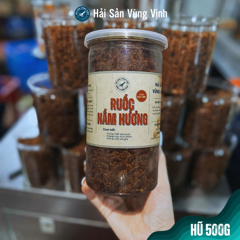 Ruốc Nấm Hương (Chà bông nấm) chay thơm ngon truyền thống 500g, 1kg ...