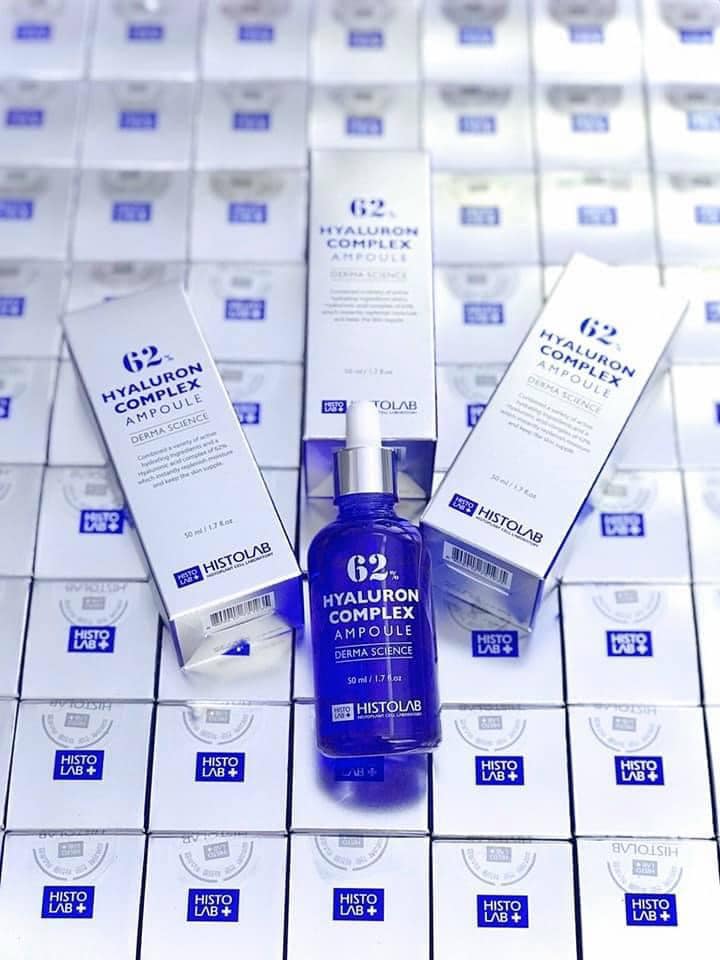 Tinh Chất Cấp Ẩm, Phục Hồi Da Histolab 62% Hyaluron Complex Ampoule Derma Science 50ml