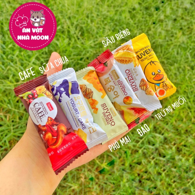 500g bánh xốp sữa chua suveno 11 vị thiên thảo food