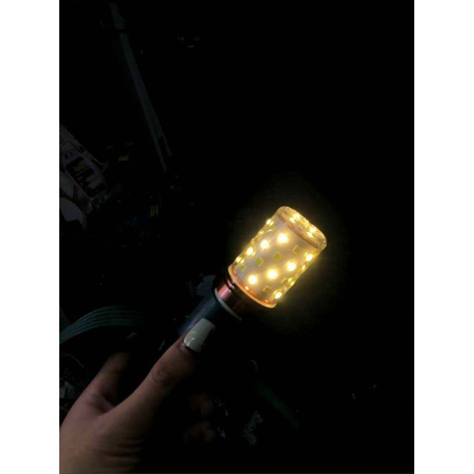 Bóng đèn led trái bắp 3 chế độ ánh sáng có đui e14 và e27
