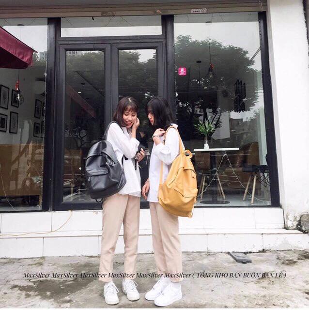 [HCM]VIDEO THẬT - quần ống xuông basic pants chất liệu kaki ( hình thật cuối )