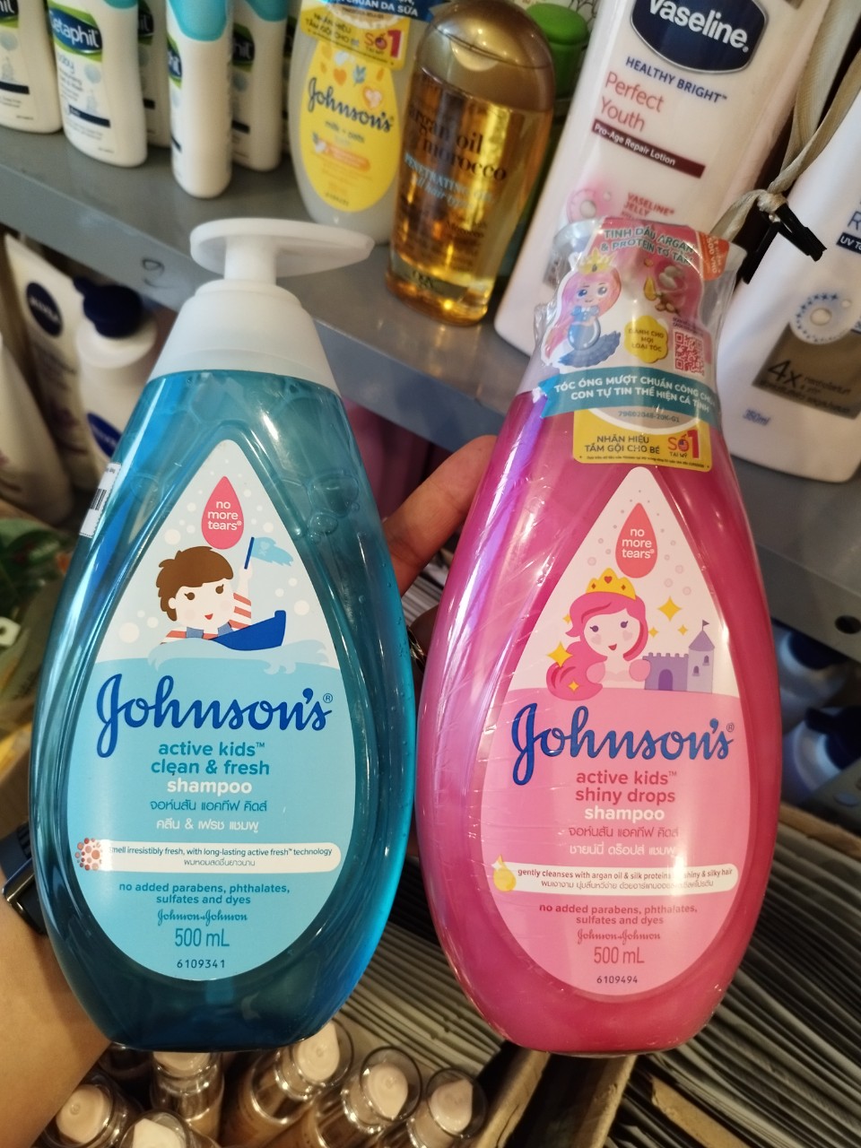 dầu gội cho bé johnson baby tím 200ml