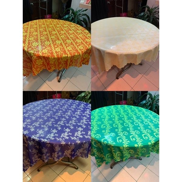 KHĂN TRẢI BÀN TRÒN - MÀU TRƠN