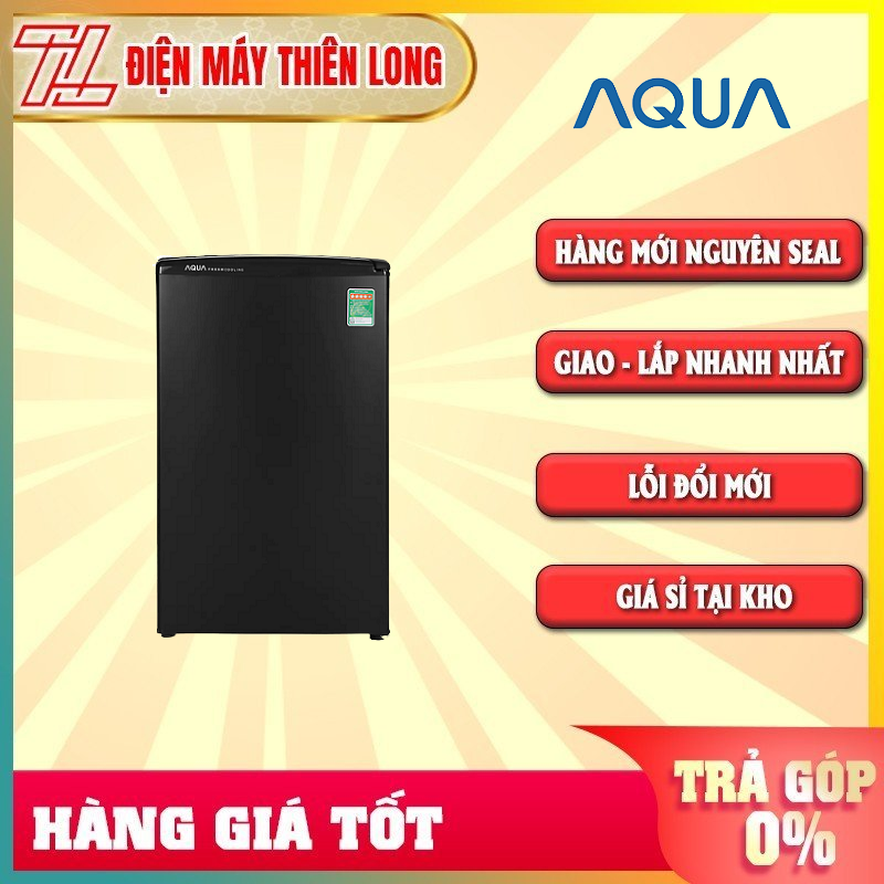 Tủ lạnh Aqua 90 lít AQR-D99FA(BS) - Công nghệ Inverter Chất liệu khay ngăn lạnh: Kính chịu lực - TRẢ GÓP 0% - GIAO TOÀN QUỐC - NGOÀI HCM TÍNH PHÍ