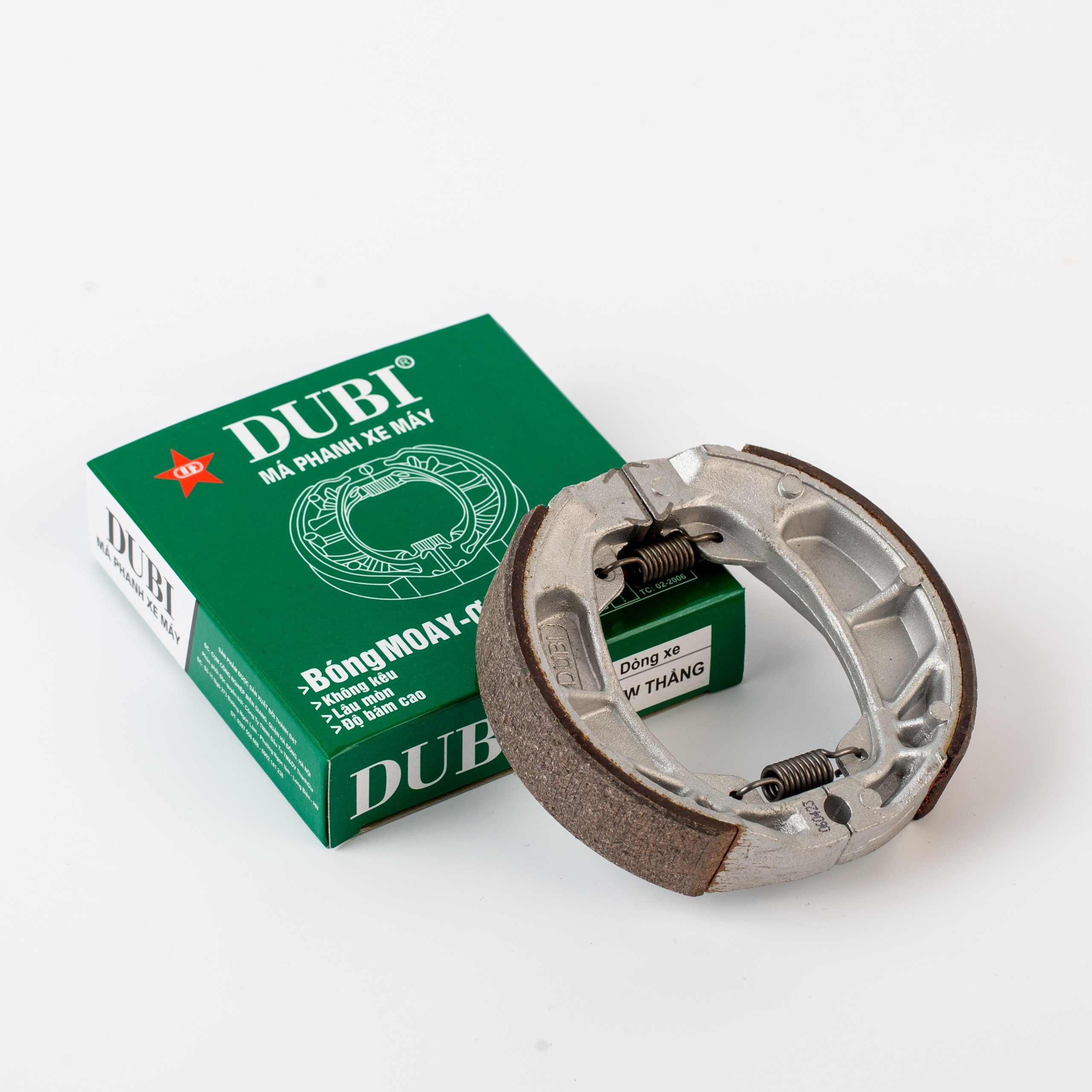 Má phanh cơ/ Bố đùm xe máy Nano gốm Dubi (đủ mã)