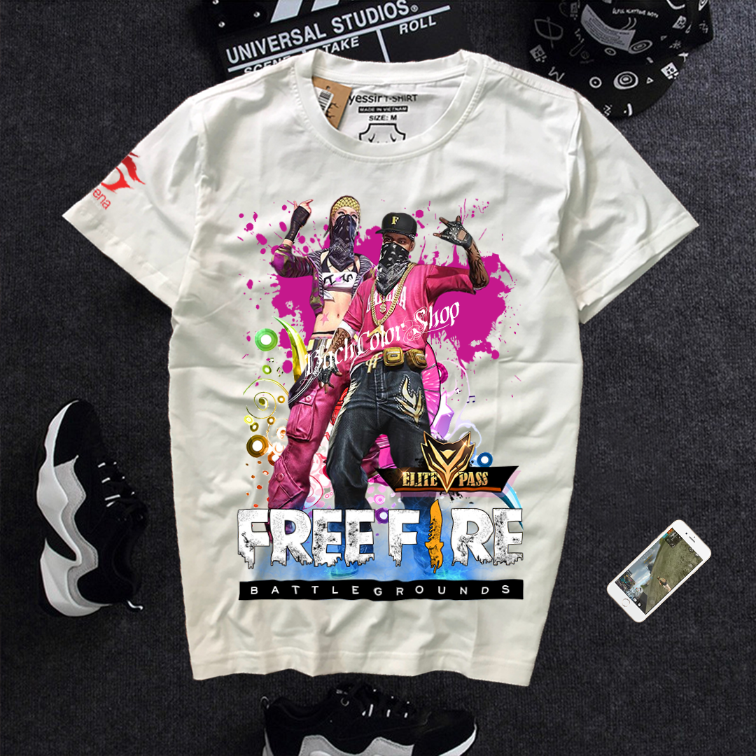 Áo Thun Free Fire HipHop T