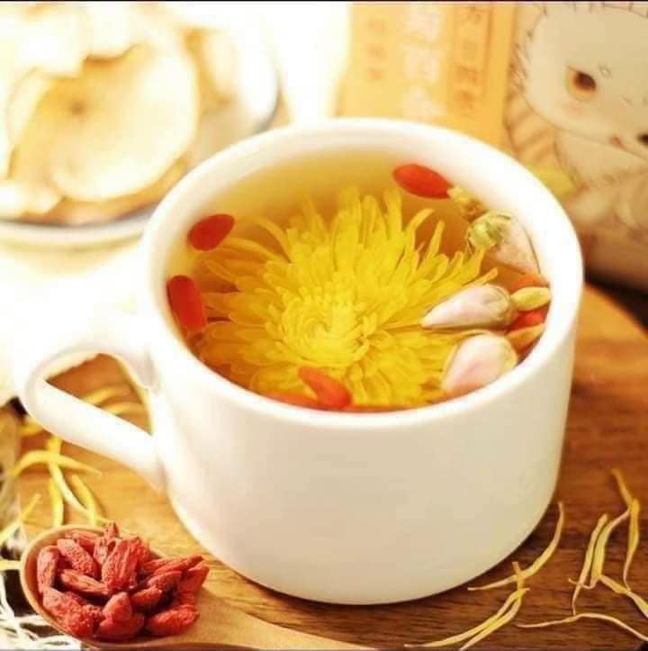 Trà hoa cúc mật ong đường phèn Hàn Quốc