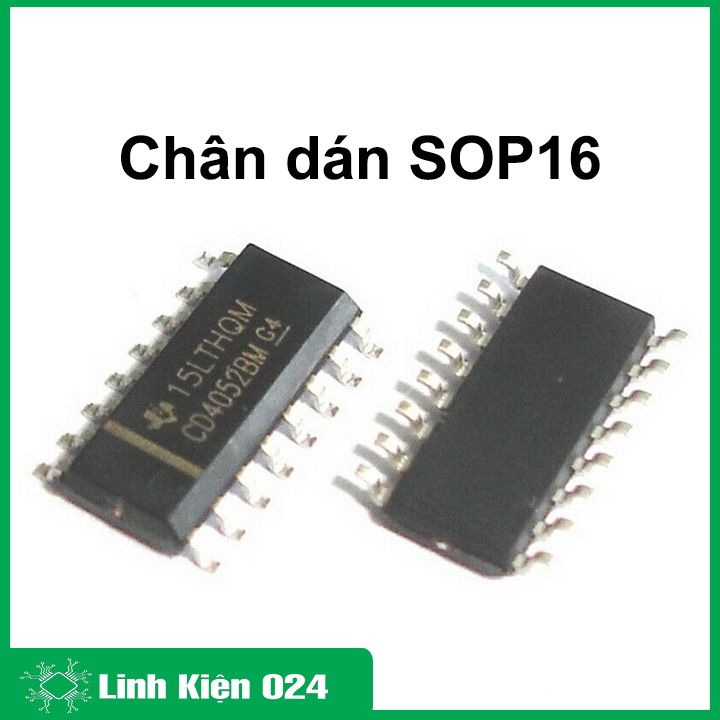 IC CD4052 DIP16/SOP16 4 kênh kép