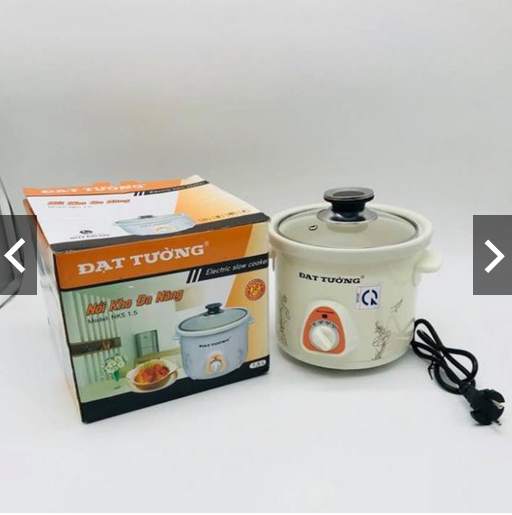 Nồi Kho Cá Đạt Tường, Nồi Hầm Chậm, Ruột Thay Thế, 1,5L