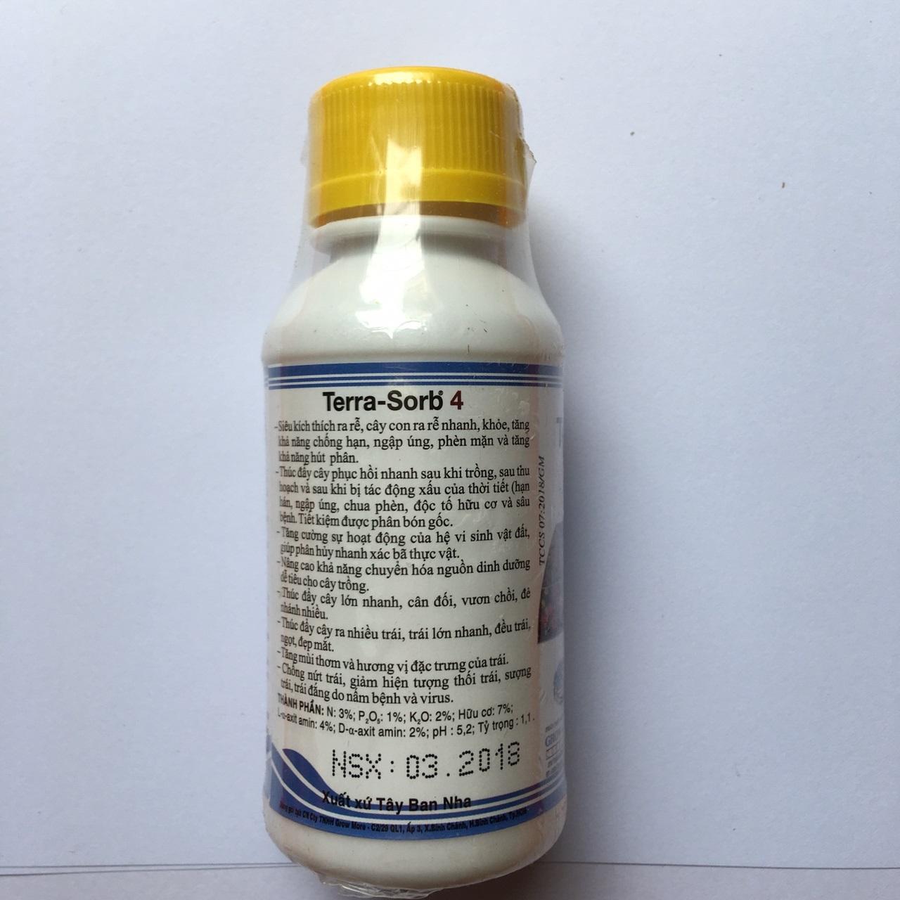 Phân Bón Lá Cao Cấp Siêu Ra Rễ Terra - Sorb 4 Root Chai 100ml
