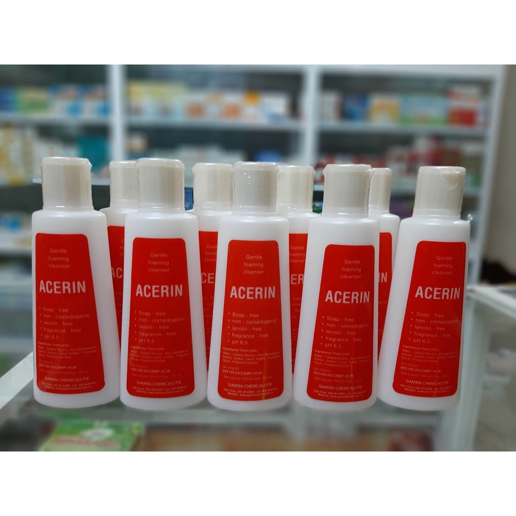 Sữa rửa mặt acerin gentle foaming cleanser 155ml