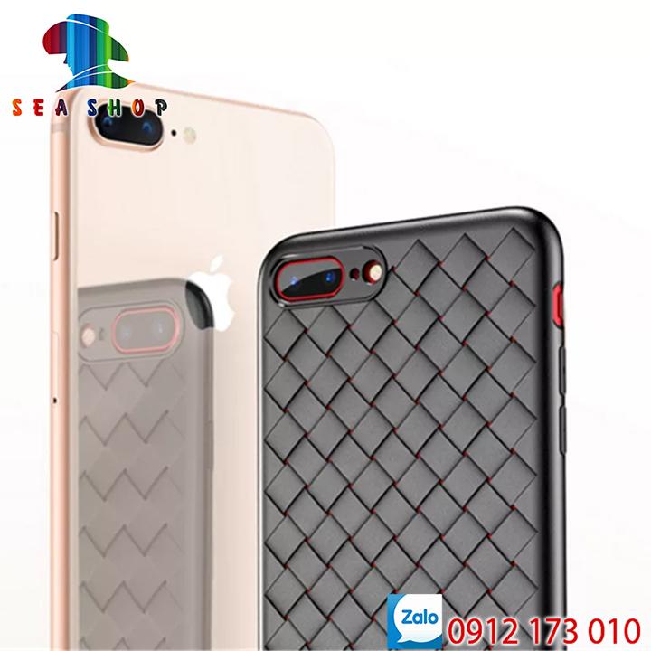 Ốp lưng iPhone nhựa dẻo ĐAN LƯỚI - Ốp lưng cho TẤT CẢ các dòng iPhone - iPhone 6 - 6S -7 8 Plus - X - XS Max - iPhone 11 Pro Max
