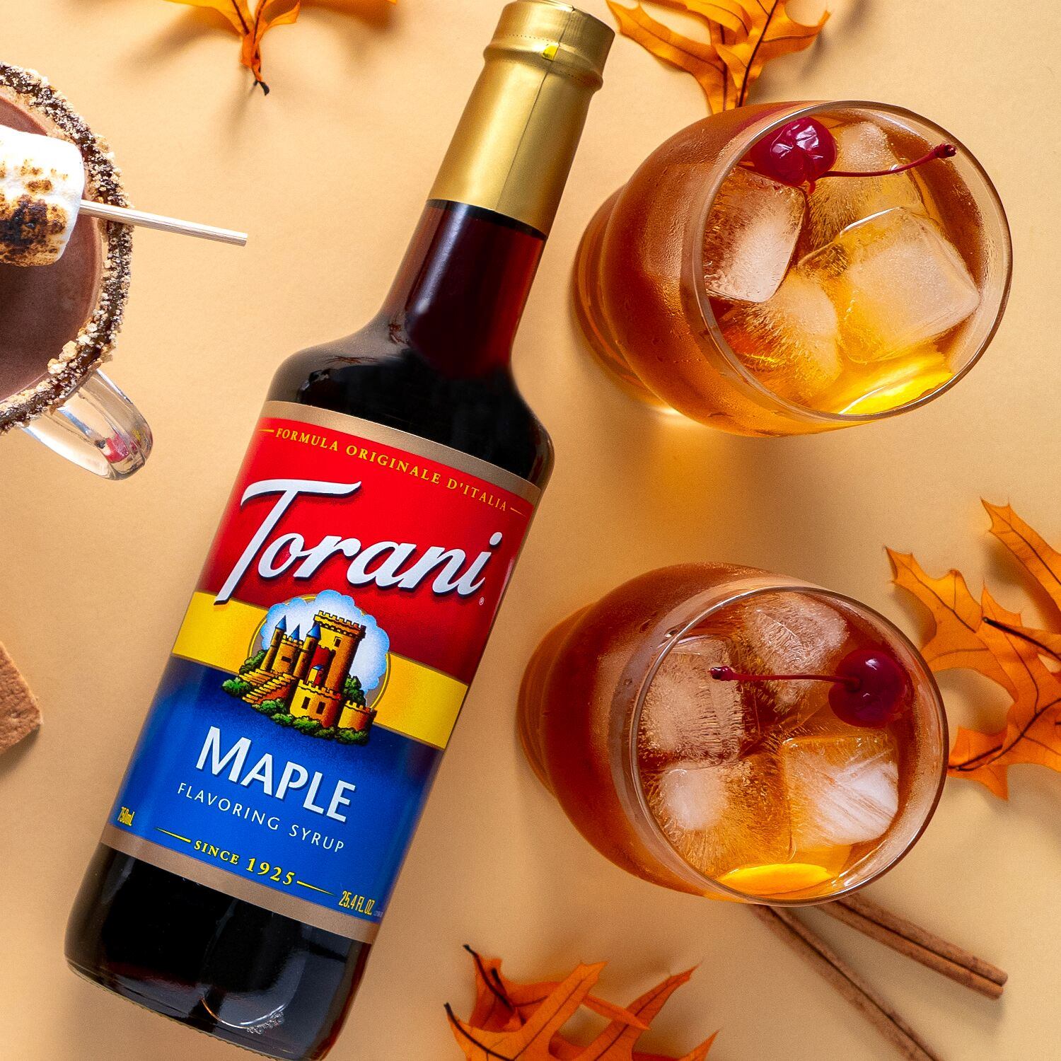 Torani Classic Siro Pha Chế Lá Phong Maple Syrup 750ml Mỹ