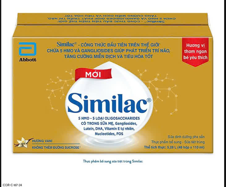 Thùng 48 hộp Sữa bột pha sẵn Similac IQ 110m/180ml