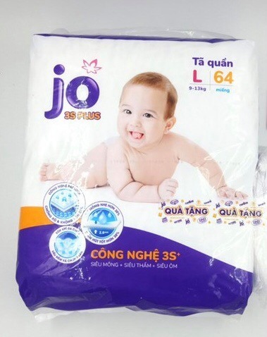Tã Quần jo plus + Size L64 (64 Miếng)