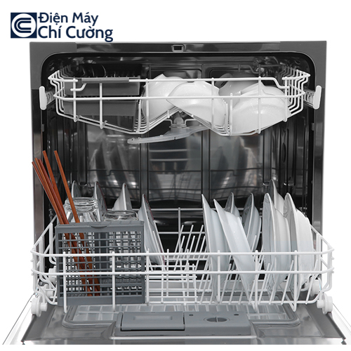 [HN] (TRẢ GÓP 0%) Máy Rửa Bát 8 Bộ ESF6010BW