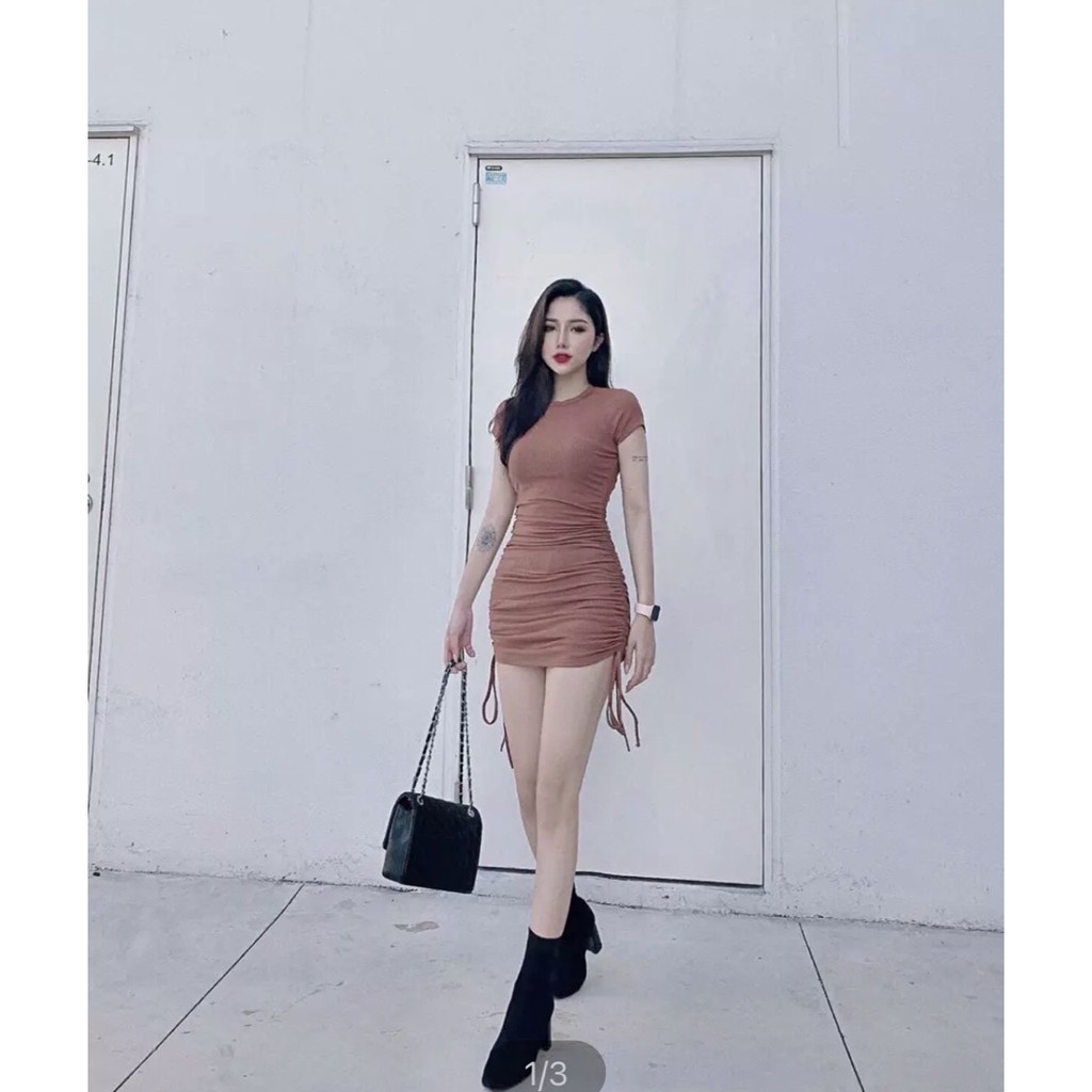 VáY Ôm Body Dây RúT SườN