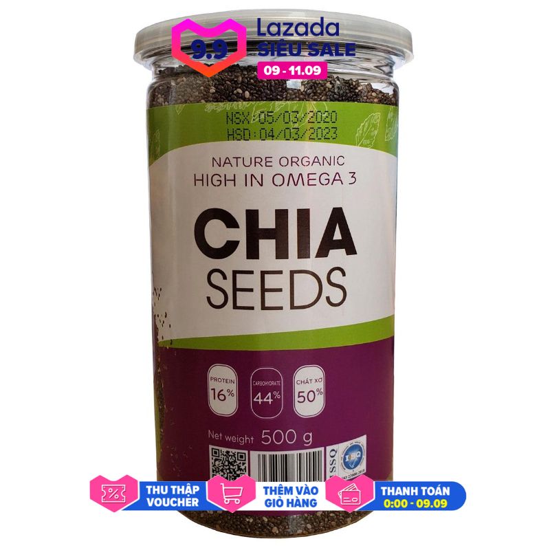 Hạt chia cao cấp nhập khẩu từ Mỹ (500gr) - Gia Khánh