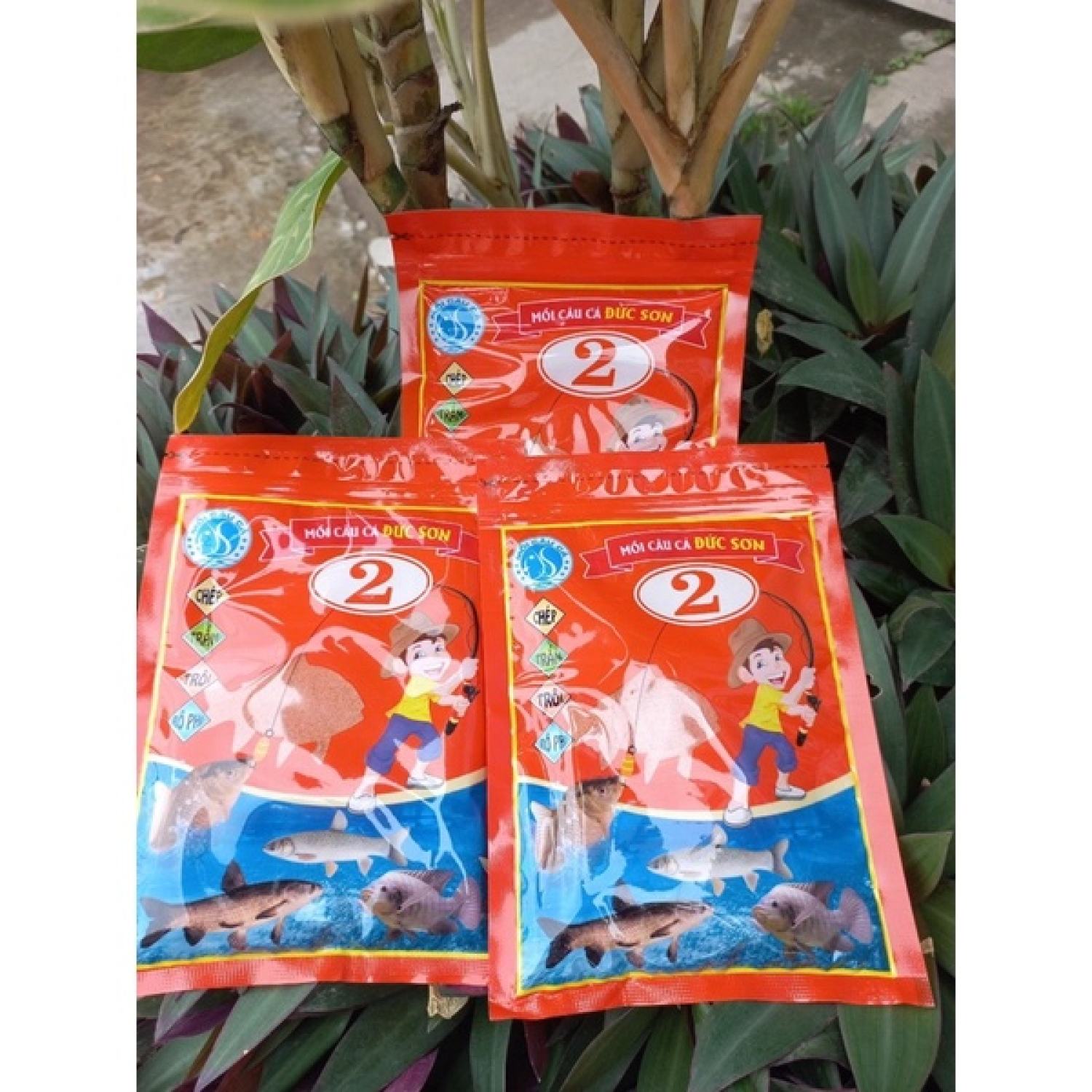 Mồi câu cá Đức Sơn siêu nhạy cá