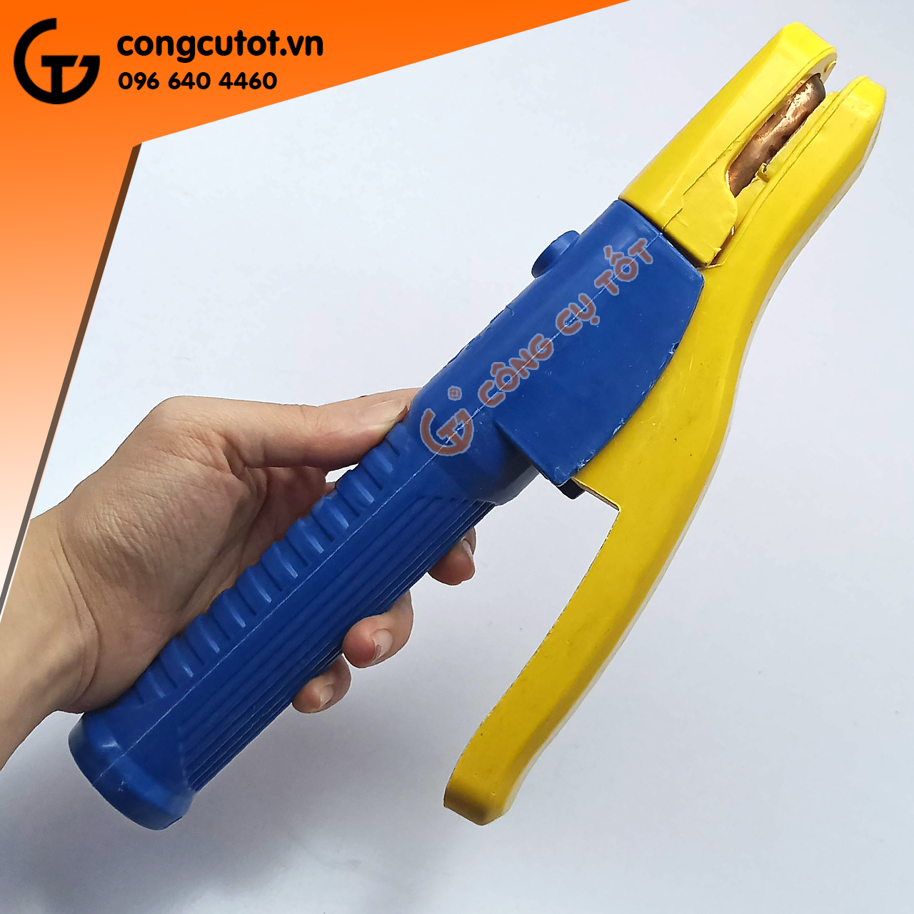 Kìm hàn - kẹp que hàn 500A cán nhựa LS