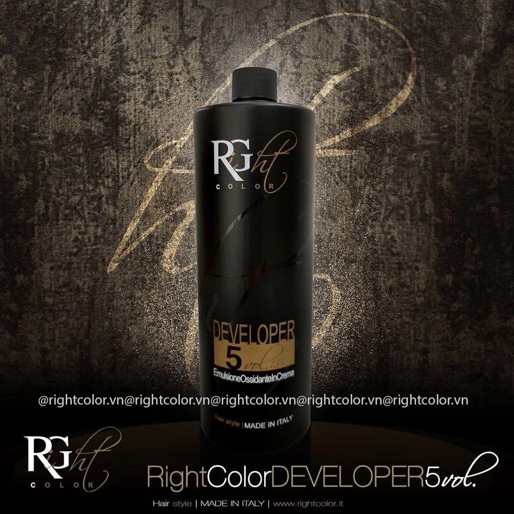 Oxy trợ nhuộm tóc Right Color DEVELOPER 1000ml