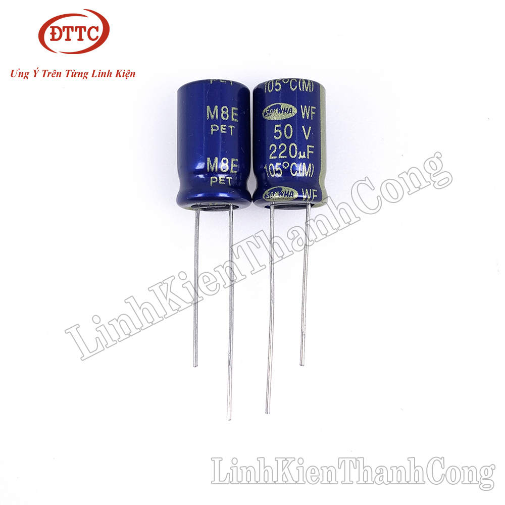 Tụ hóa samwha 220uf 50v