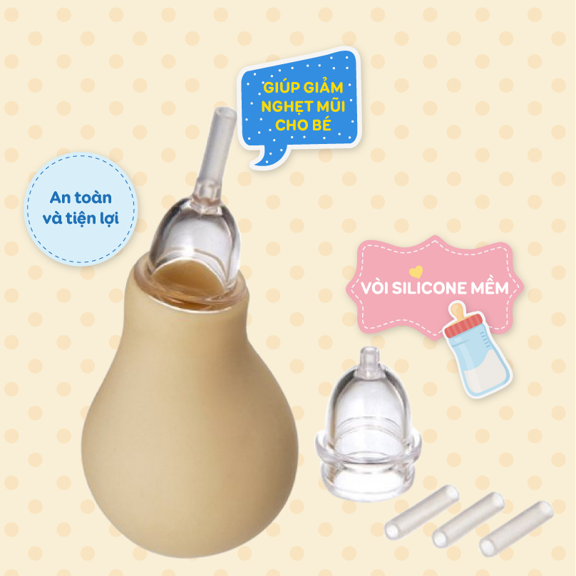 Dụng Cụ Hút Mũi Cho Bé Bằng Tay Hiệu FARLIN