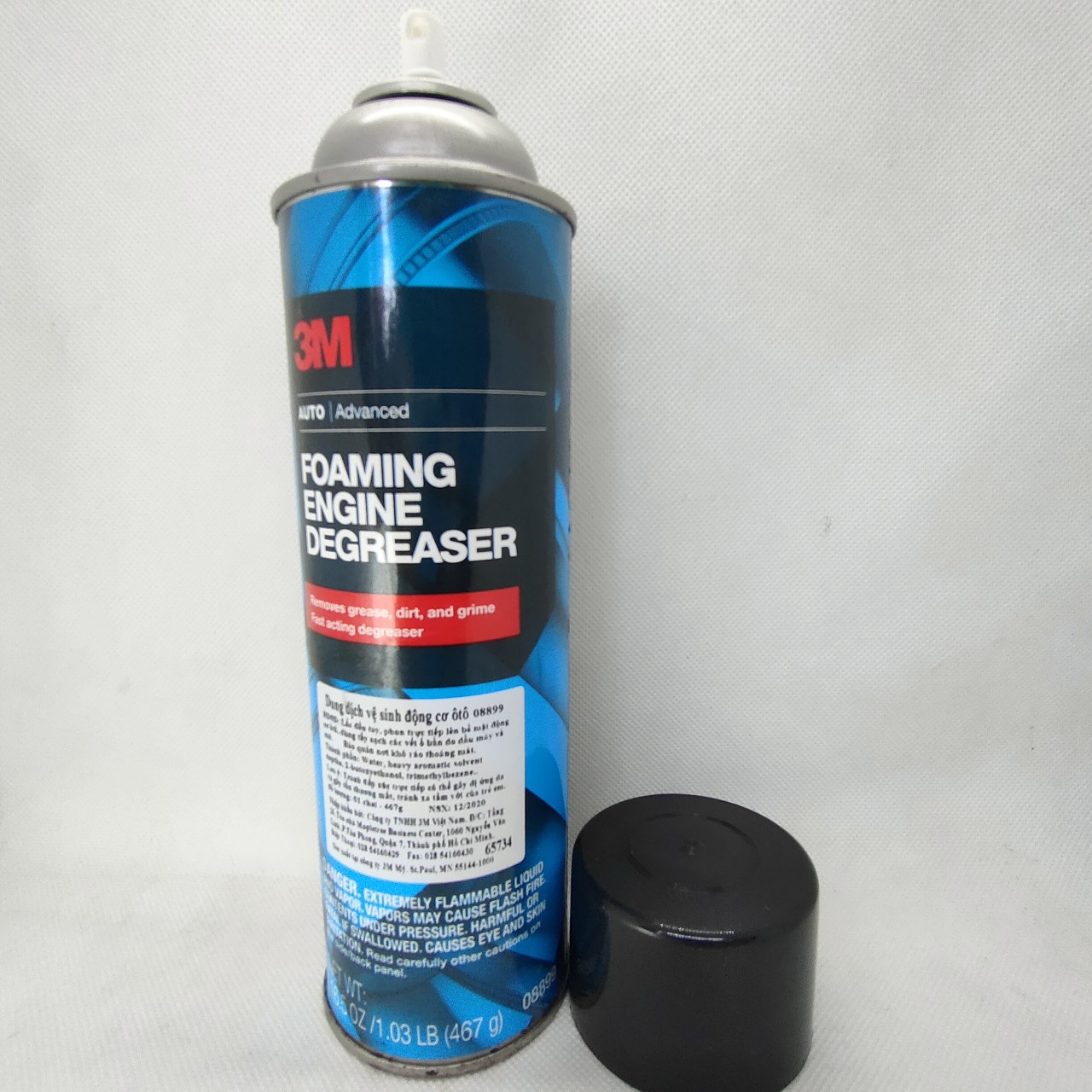 VỆ SINH KHOANG ĐỘNG CƠ Ô TÔ 3M 08899, 467g (Foaming Engine Degreaser 3M 08899, 467g)