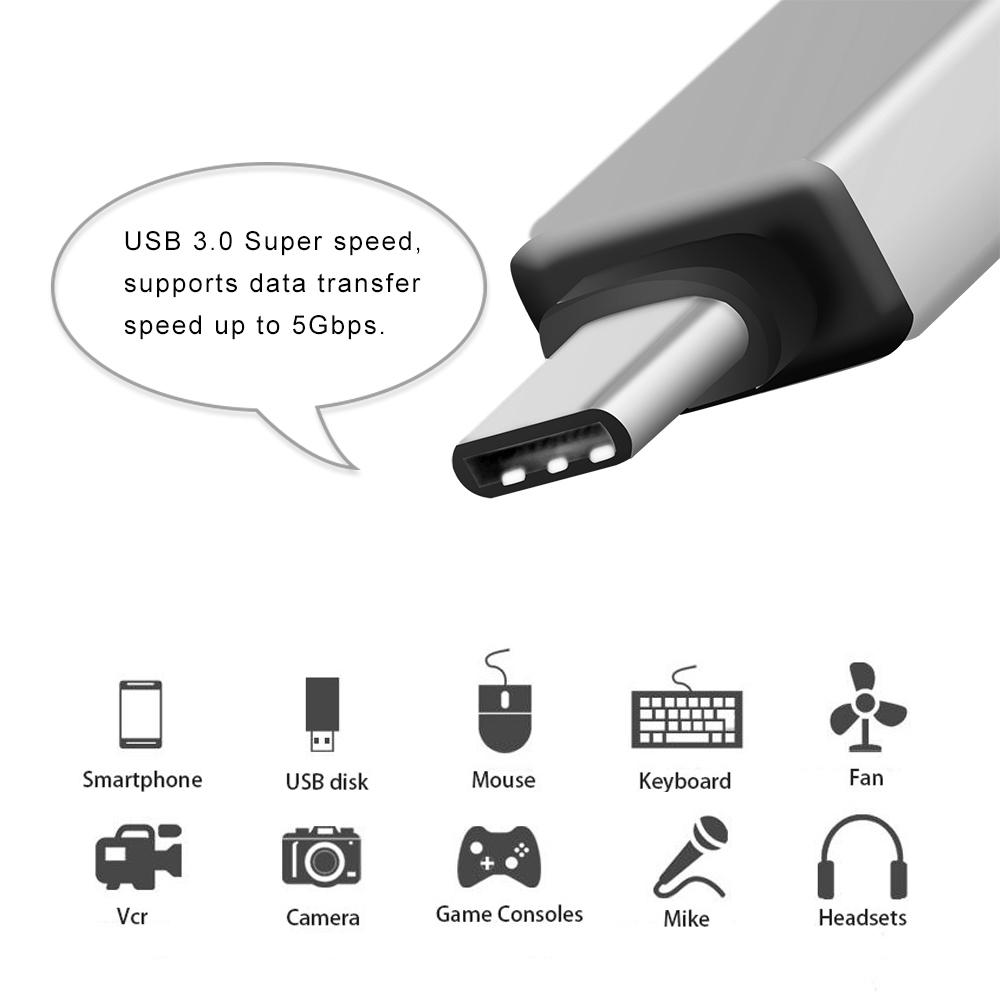 Đầu OTG chuyển USB Type-C chuẩn 3.0