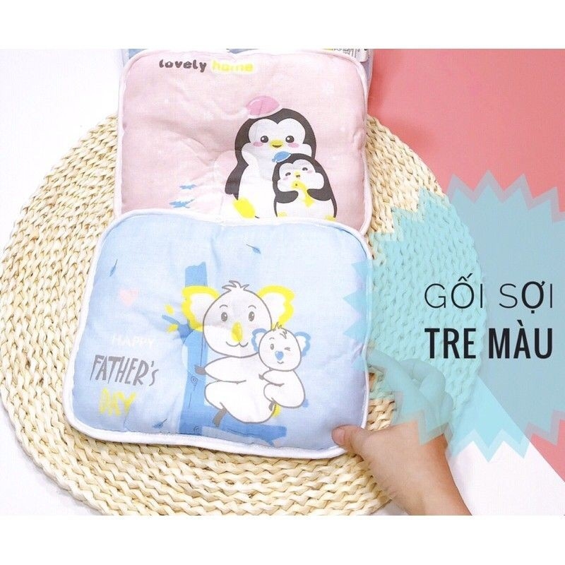 Gối xô sơ sinh siêu mềm mại goodmama cho bé