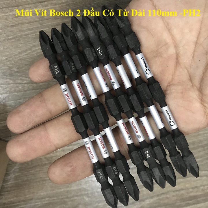 Mũi Vít 2 Đầu Có Từ Tính Ph2 11cm