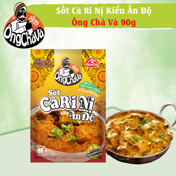 Sốt Cà Ri Nị Kiểu Ấn Độ Ông Chà Và 90g