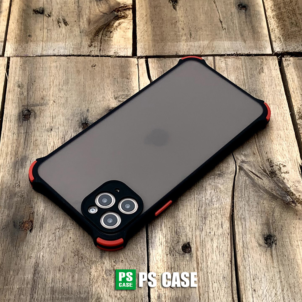 Ốp lưng chống sốc toàn phần dành cho iPhone 11 Pro Max - Màu Đen - PS Case Phân Phối