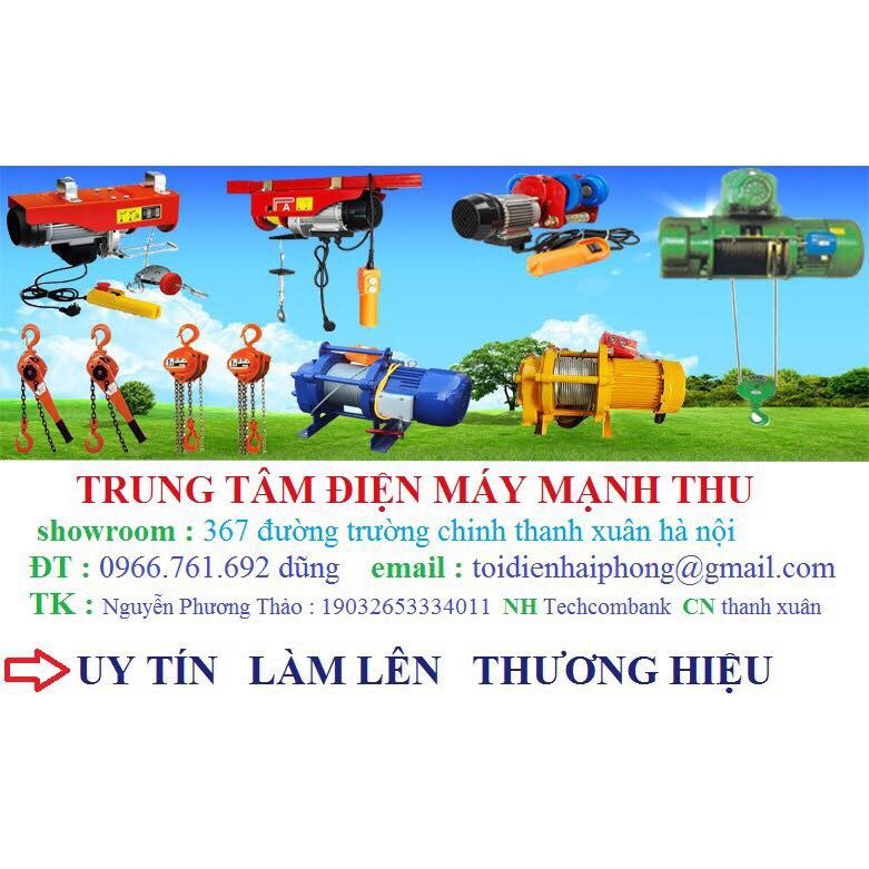 máy tời điện pa800 cáp dài 30m